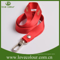 Promotional custom polyester material lanyard with silkscreen printed logo